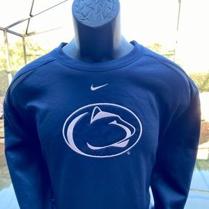 Nike Men's Penn State Blue Sweatshirt‎ - Small, Officially Licensed NCAA Gear
